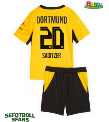 Borussia Dortmund Marcel Sabitzer #20 Hemmaställ Barn 2026-27 Kortärmad (+ Korta byxor)